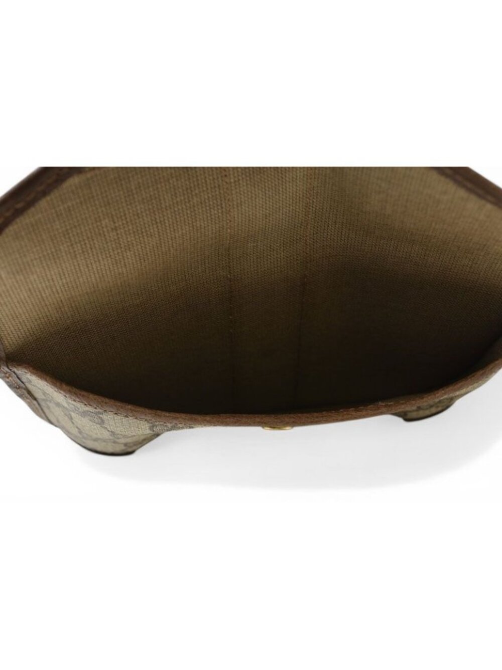 Gucci Pouch Vintage GG Plus Sherry Line Beige Brown - Picture 9 of 9
